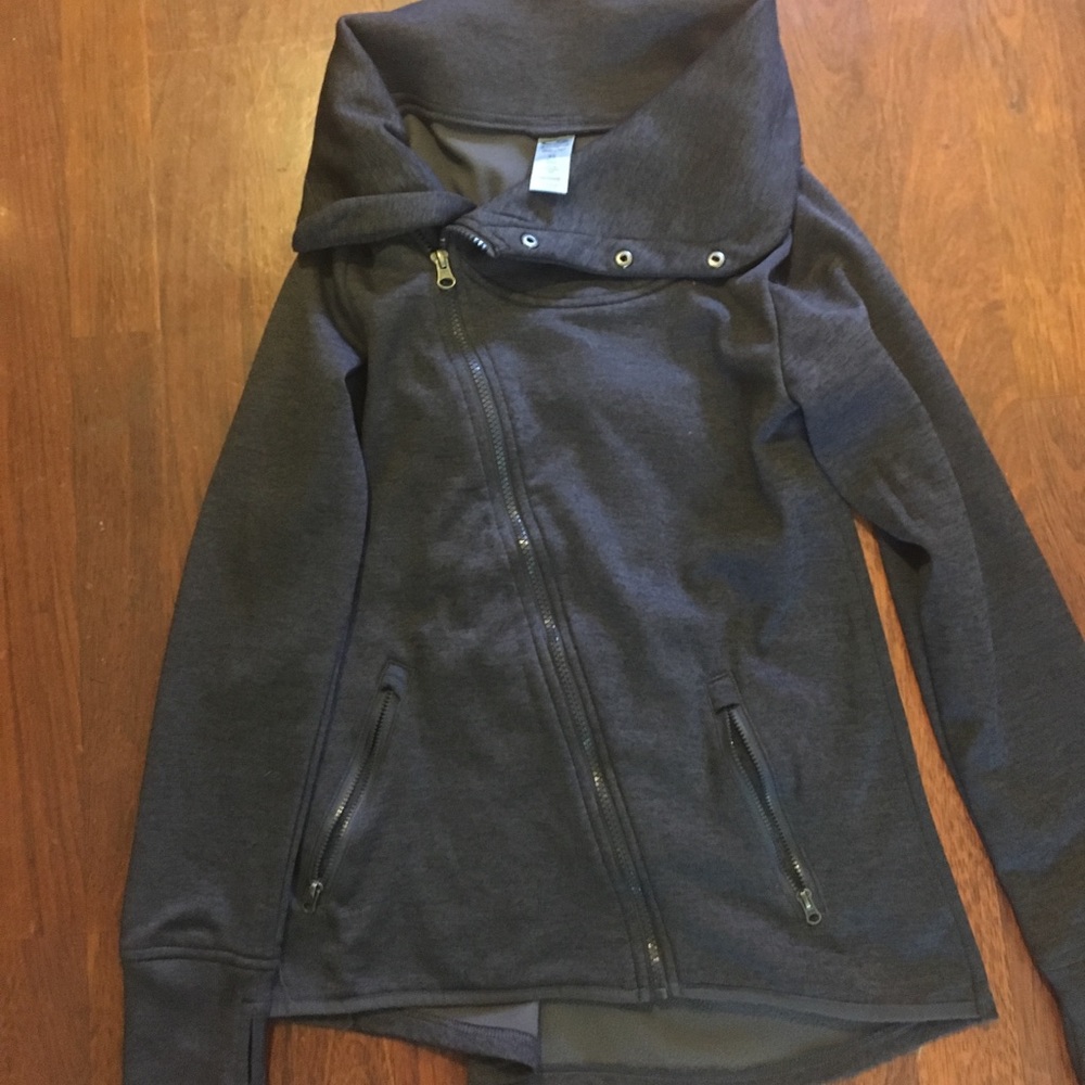 XS champion side zipper motorcycle style sweater